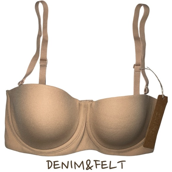 SKIMS FITS EVERYBODY STRAPLESS BRA | STYLE: BA-BAN-3151 | COLOR: CLAY | NEW/NWT! - Picture 6 of 9